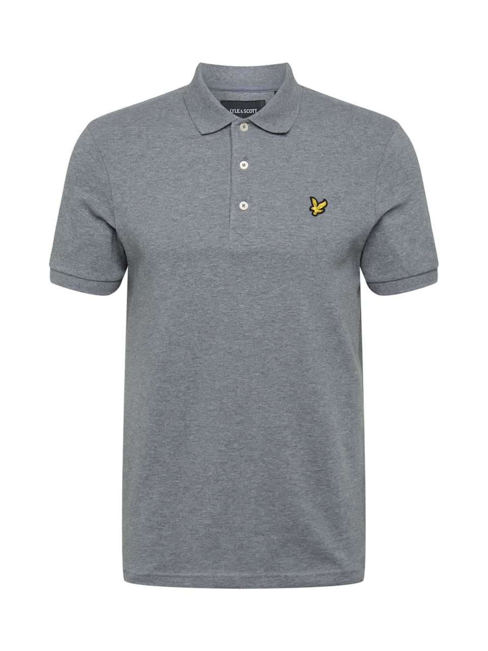 T-shirt gul / gråmelerad