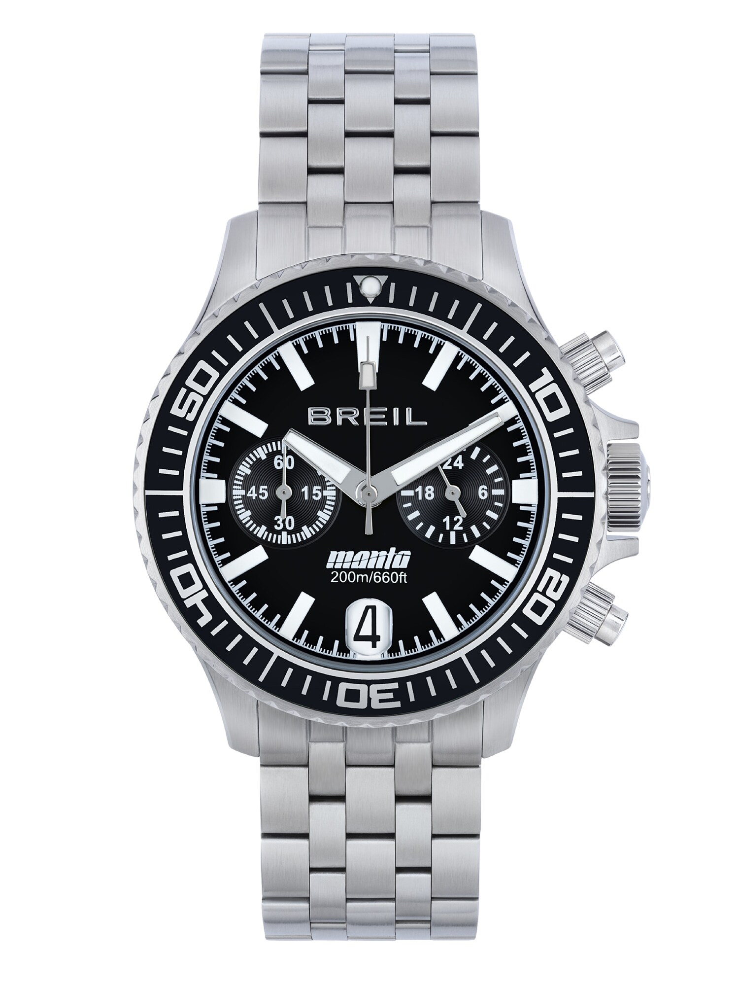 Breil Orologio analogico 'Manta P.R.O.'  nero / argento
