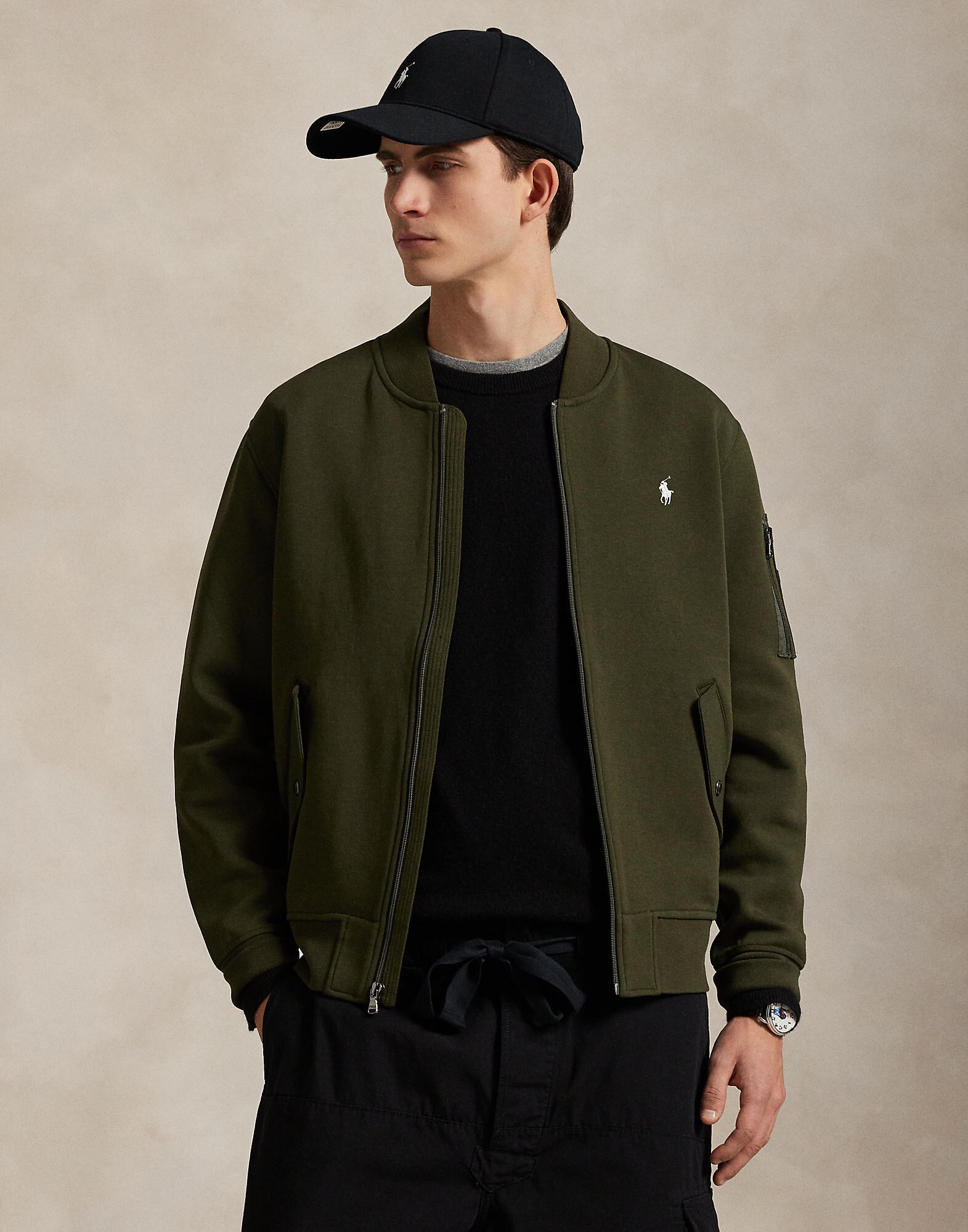 Polo Ralph Lauren Chaqueta de entretiempo oliva – imagen 6