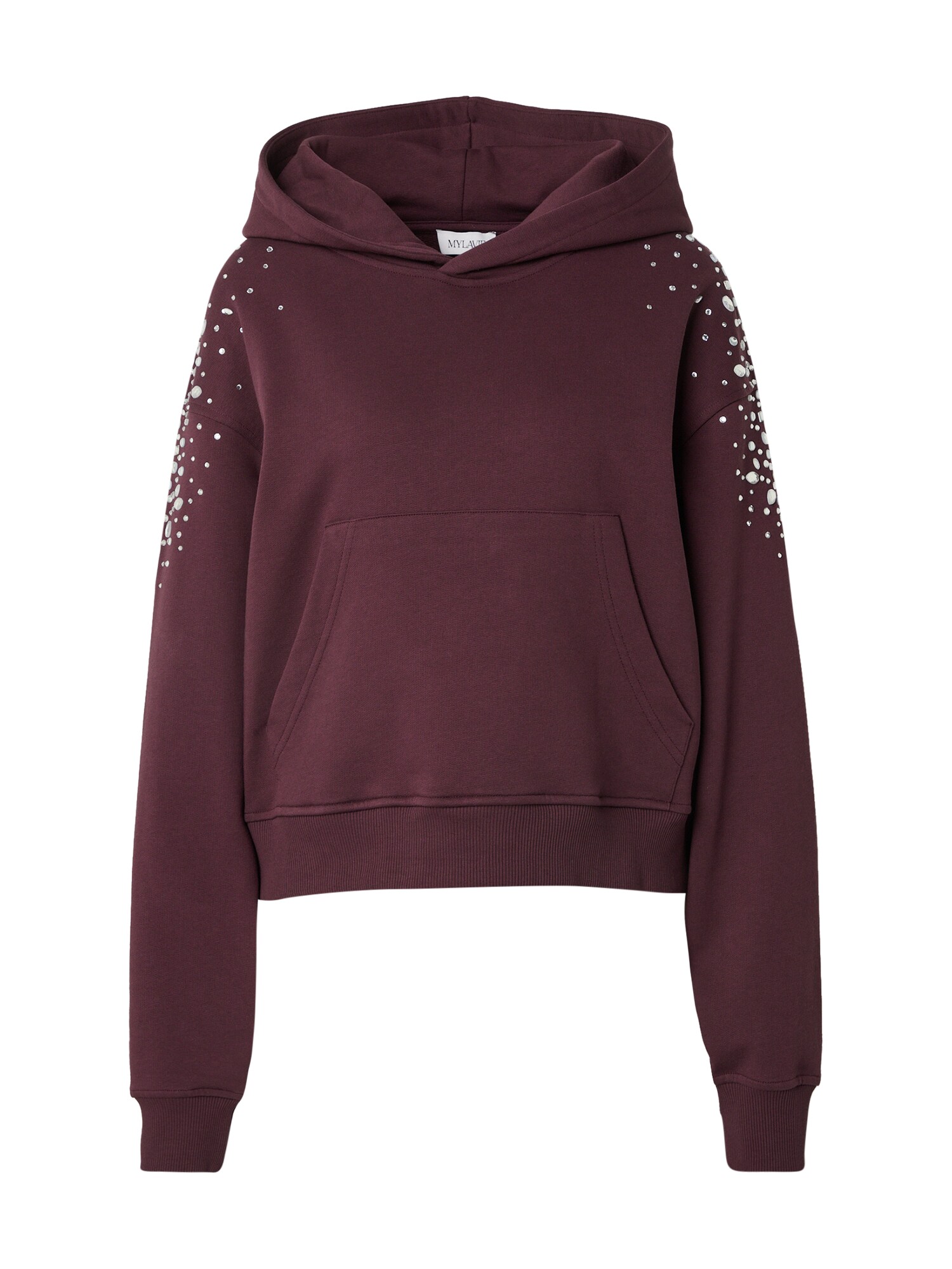 MYLAVIE by Sarah Harrison Bluză de molton  roşu închis