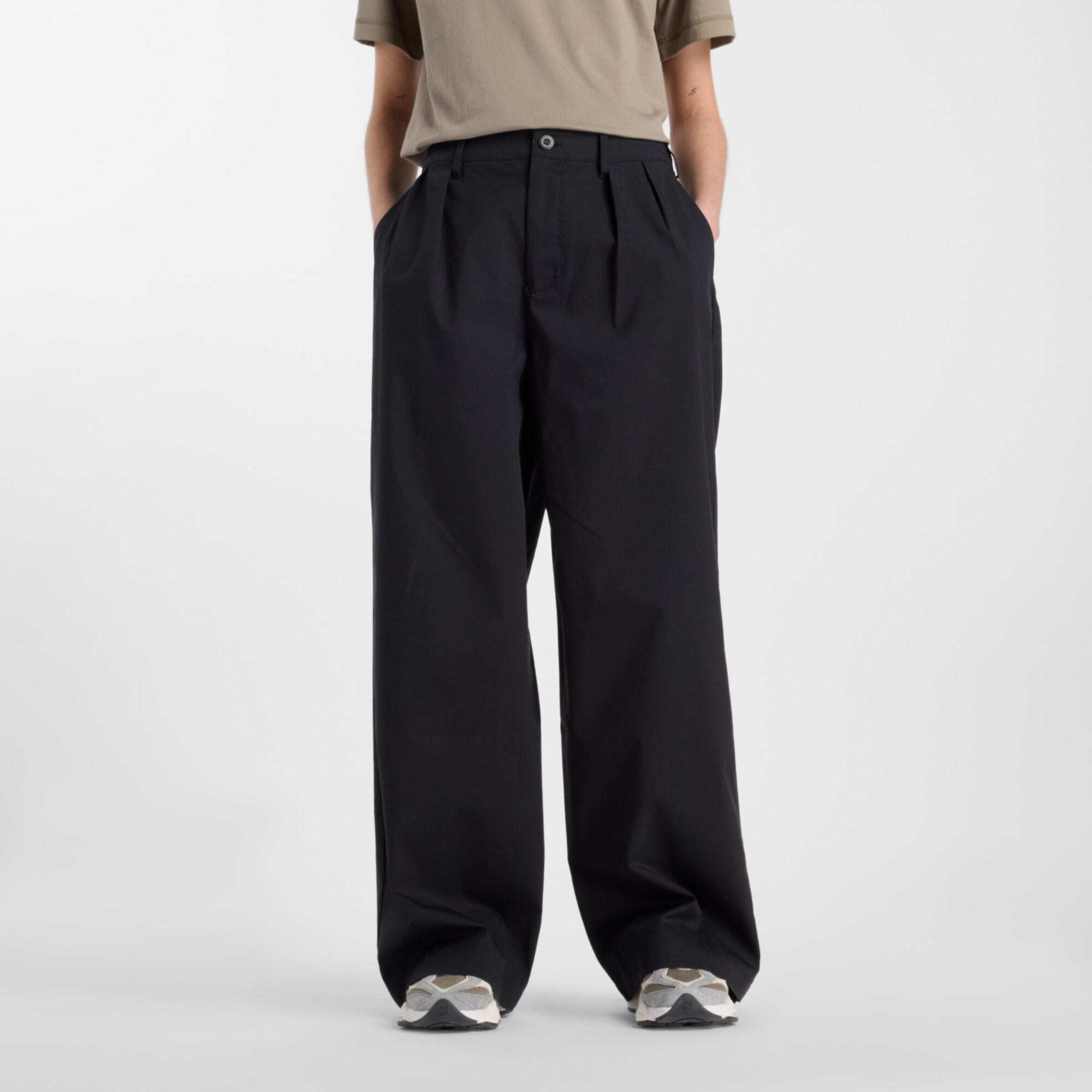 new balance Pantalón plisado 'Boylston'  negro