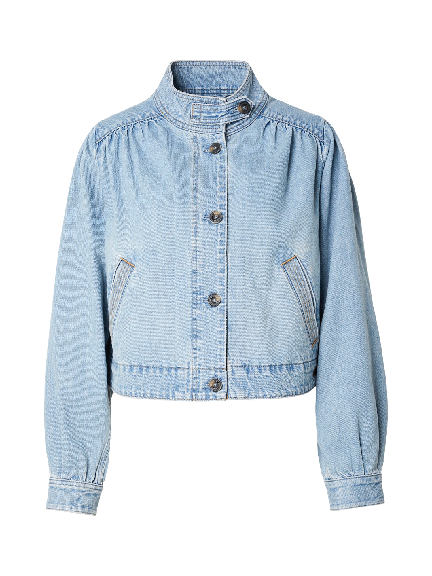 LEVIS ® Geacă de primăvară-toamnă Parker Pretty Short Coat  albastru denim