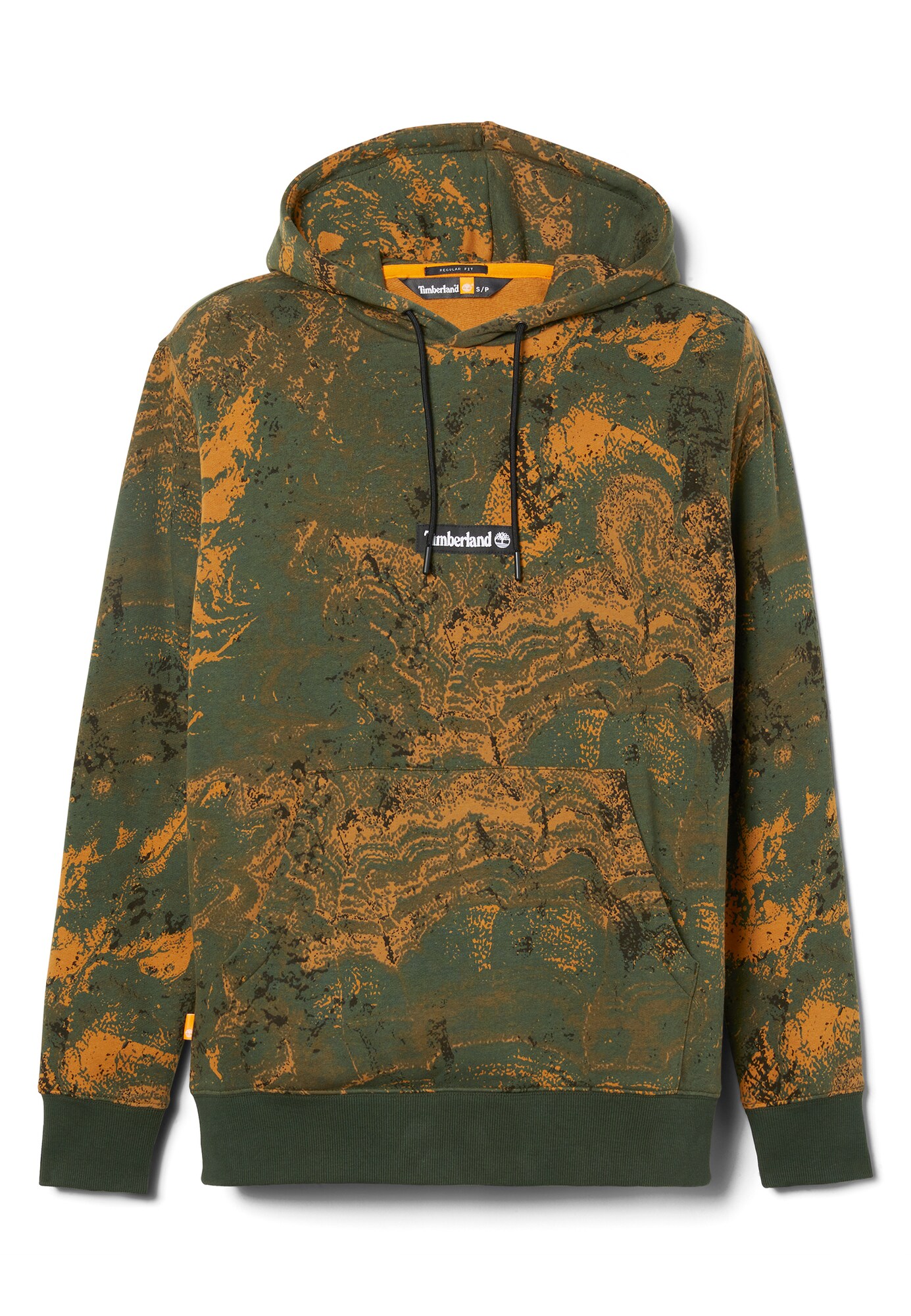 TIMBERLAND Majica  žafran / temno zelena
