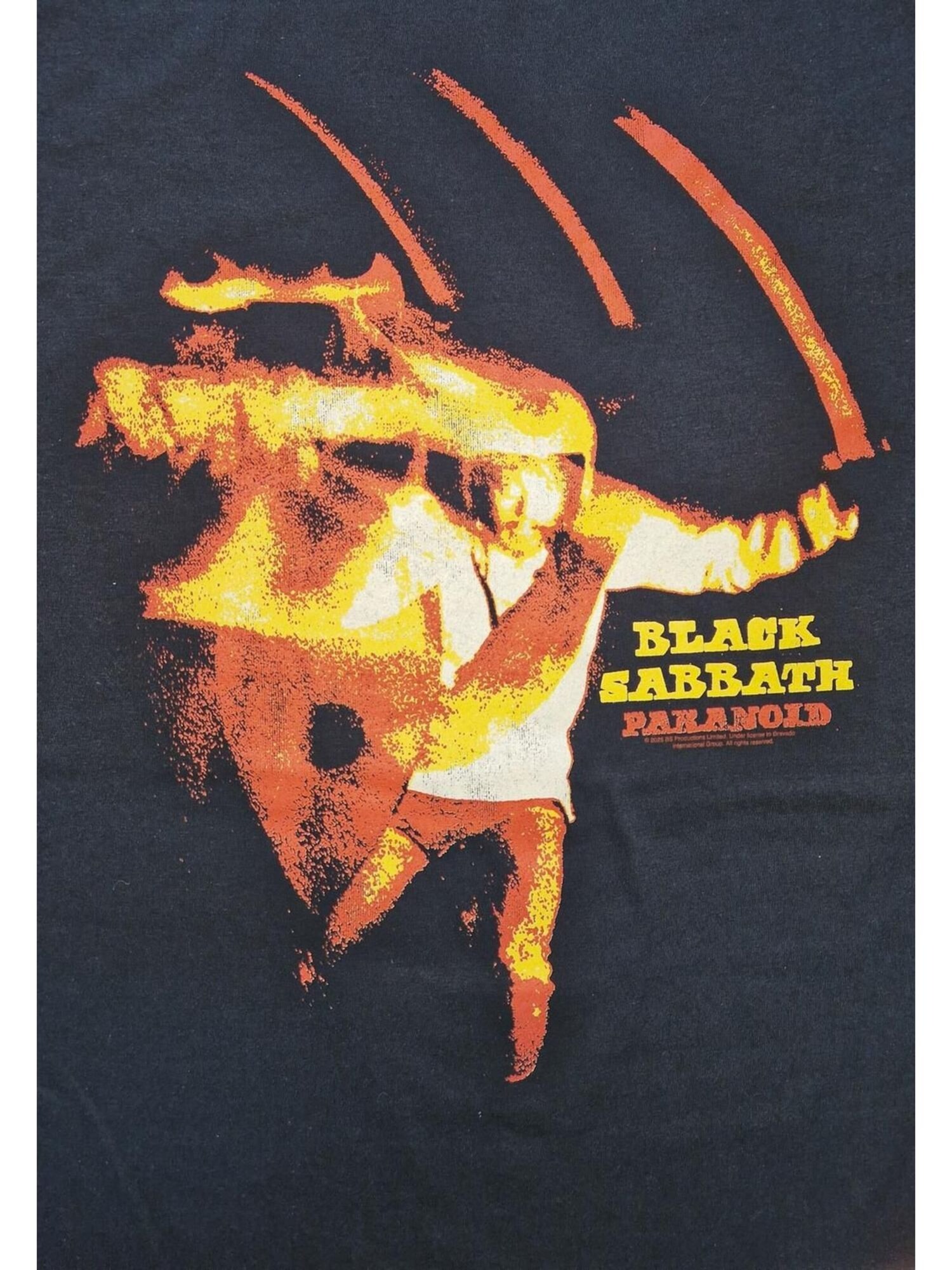 BLACK SABBATH Camiseta 'Black Sabbath Paranoid T-Shirt' negro – imagen 3