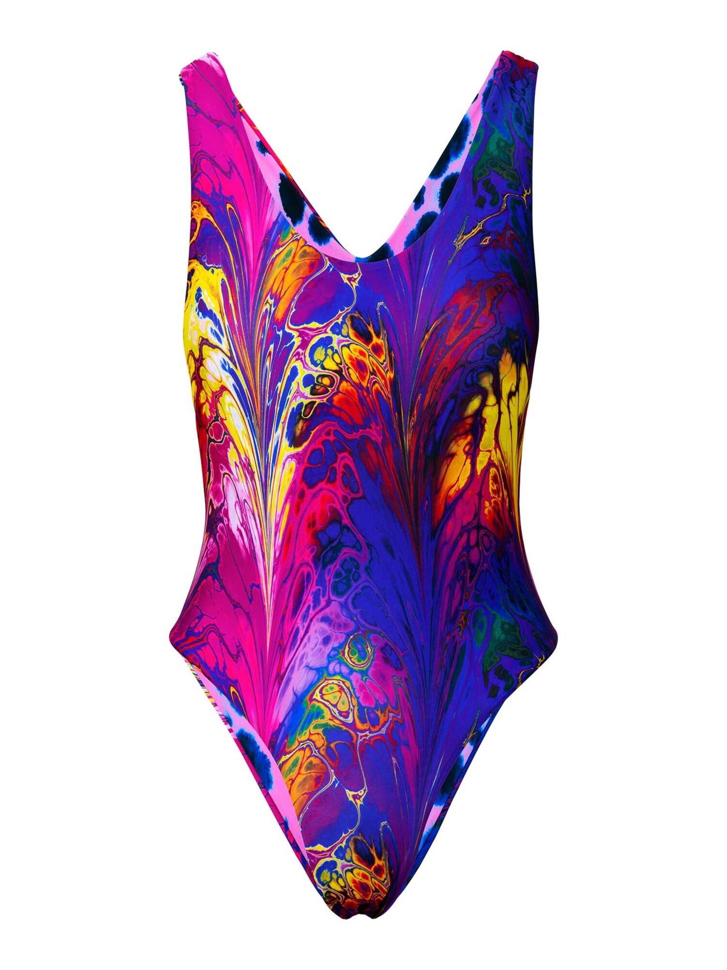 Kalaia Traje de baño 'Racer Back Reversible Swimsuit'  lila