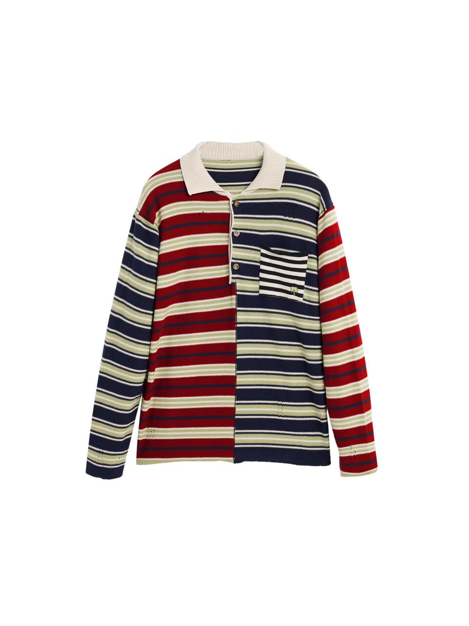 Sweatshirt marinblå / röd