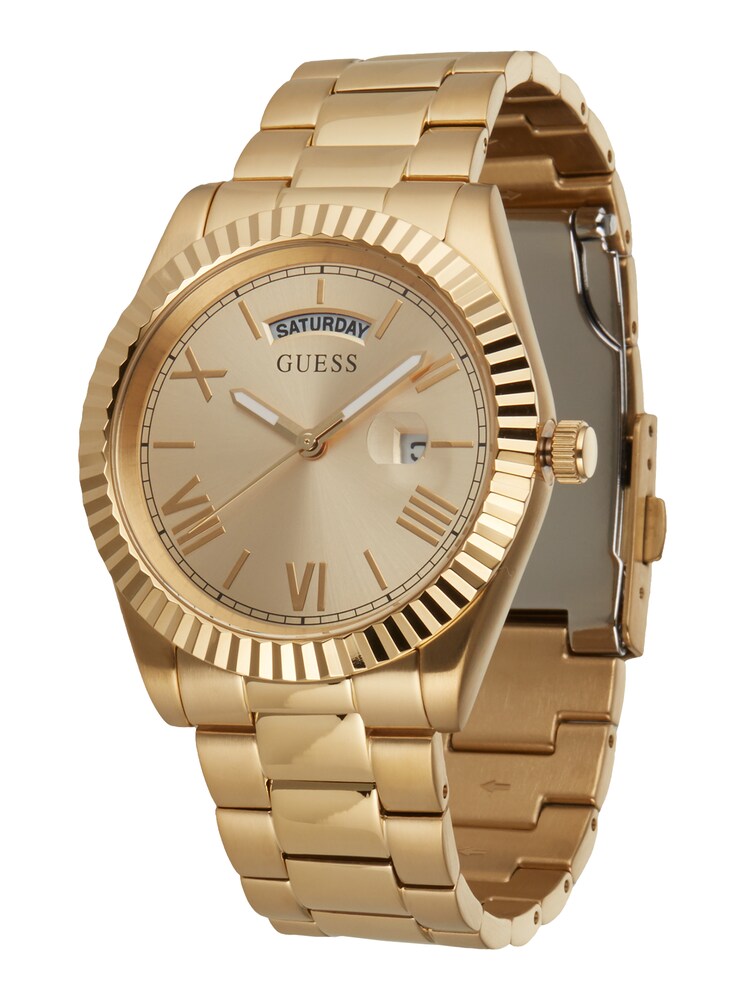 GUESS Uhr 'Connoisseur' Herren Größe One Size gold