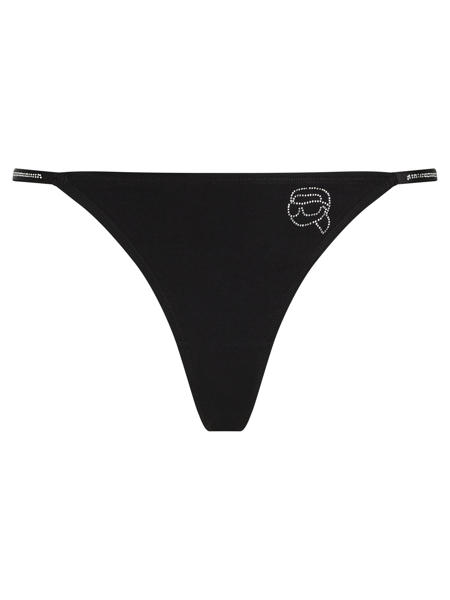 Karl Lagerfeld Tanga Ikon  negru / transparent