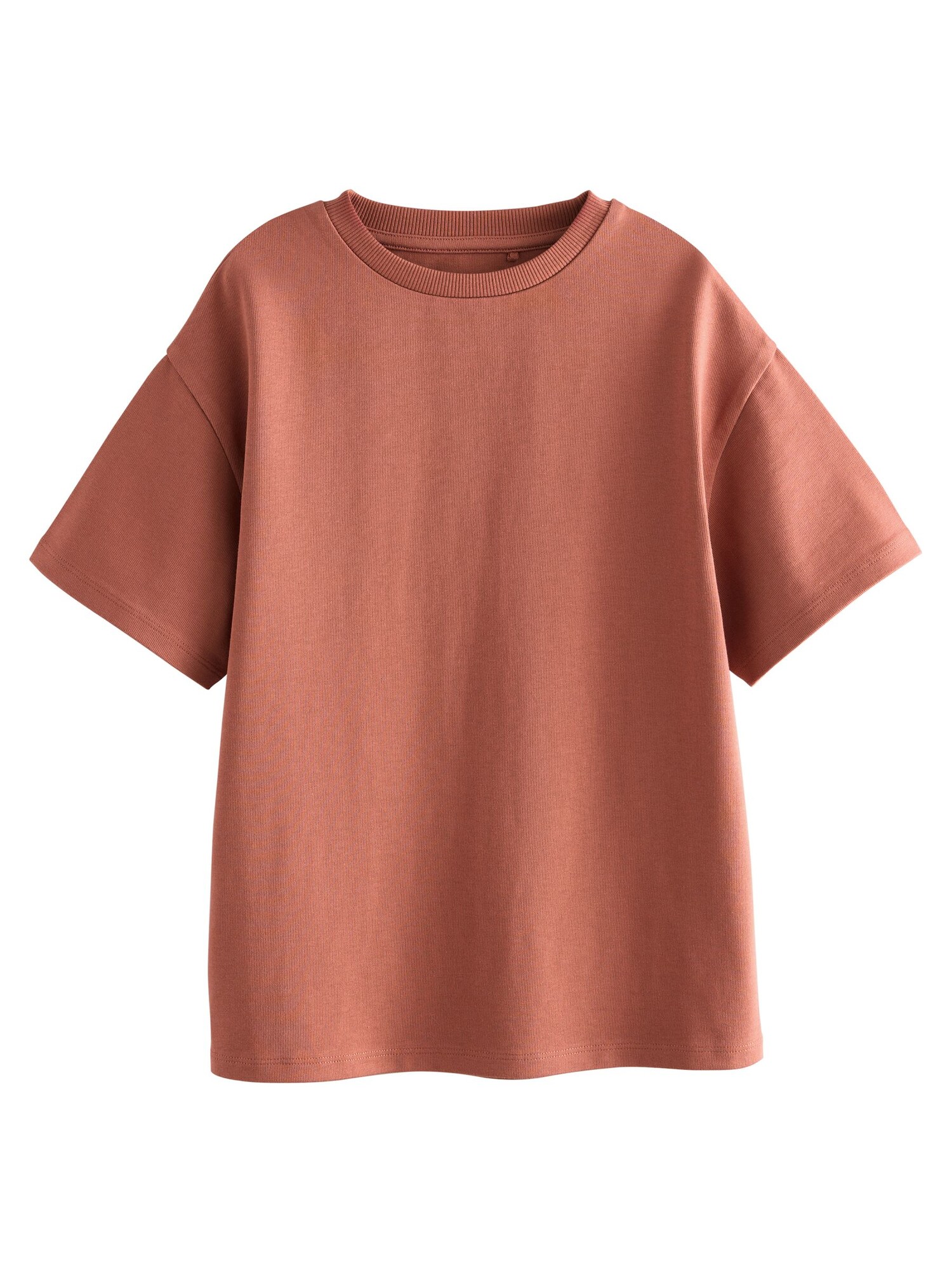 Next Tricou  maro ruginiu