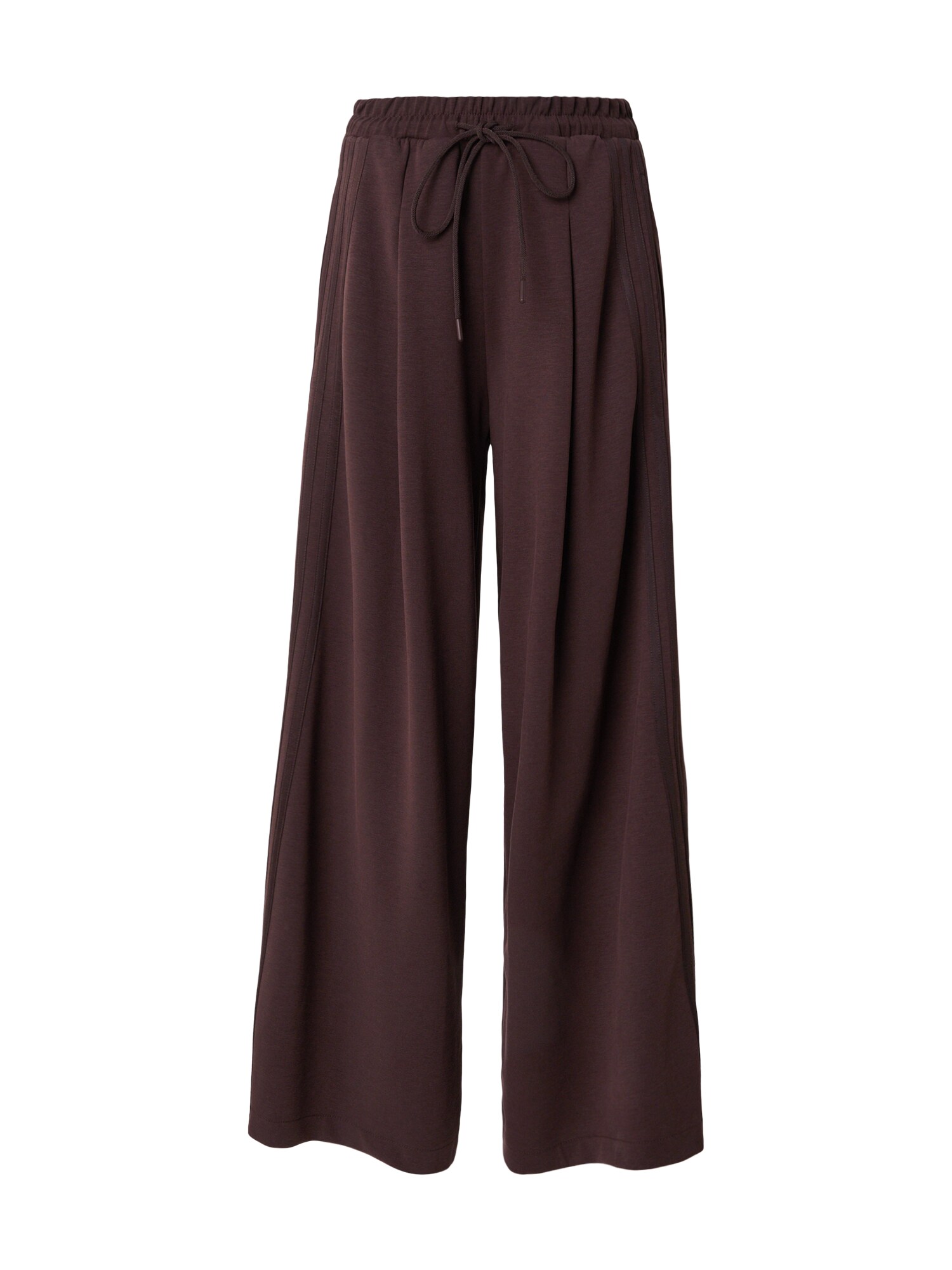 ADIDAS ORIGINALS Pantaloni cutați Wide Leg ciocolatiu