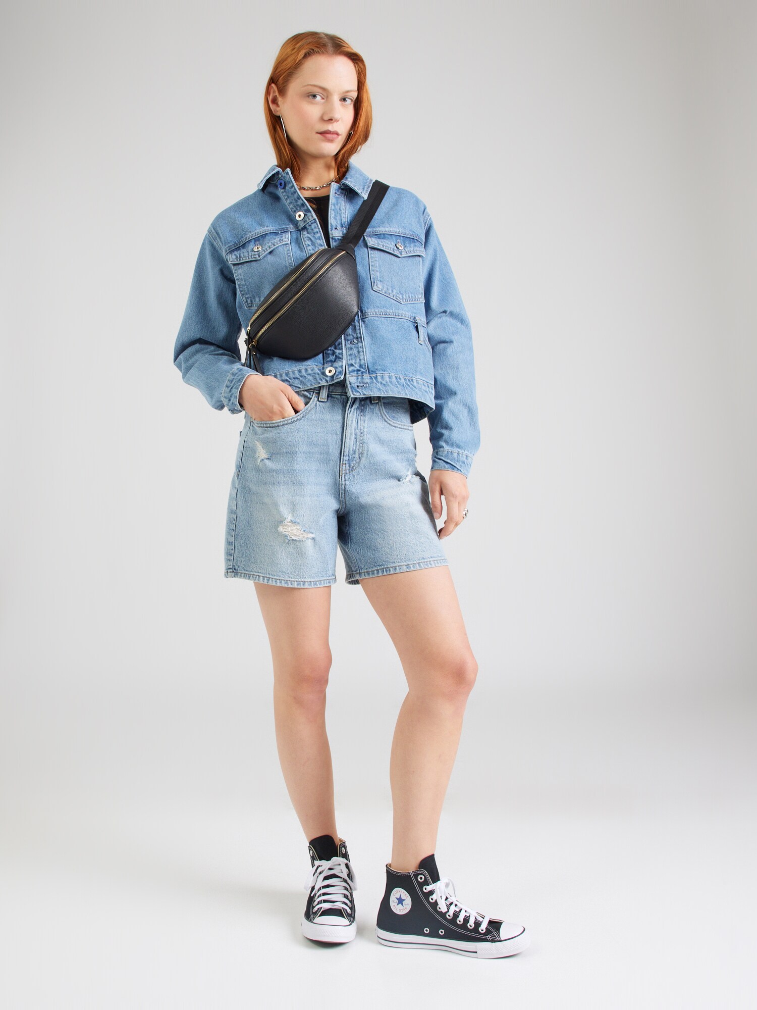 VILA Džínsy 'VIJAF' modrá denim (obrázok 3)
