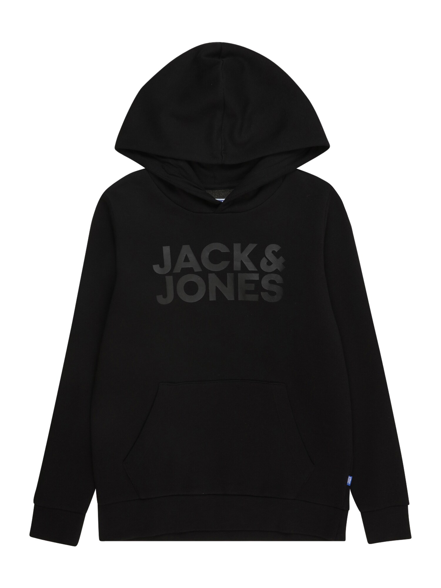 Jack & Jones Junior Mikina  tmavosivá / čierna