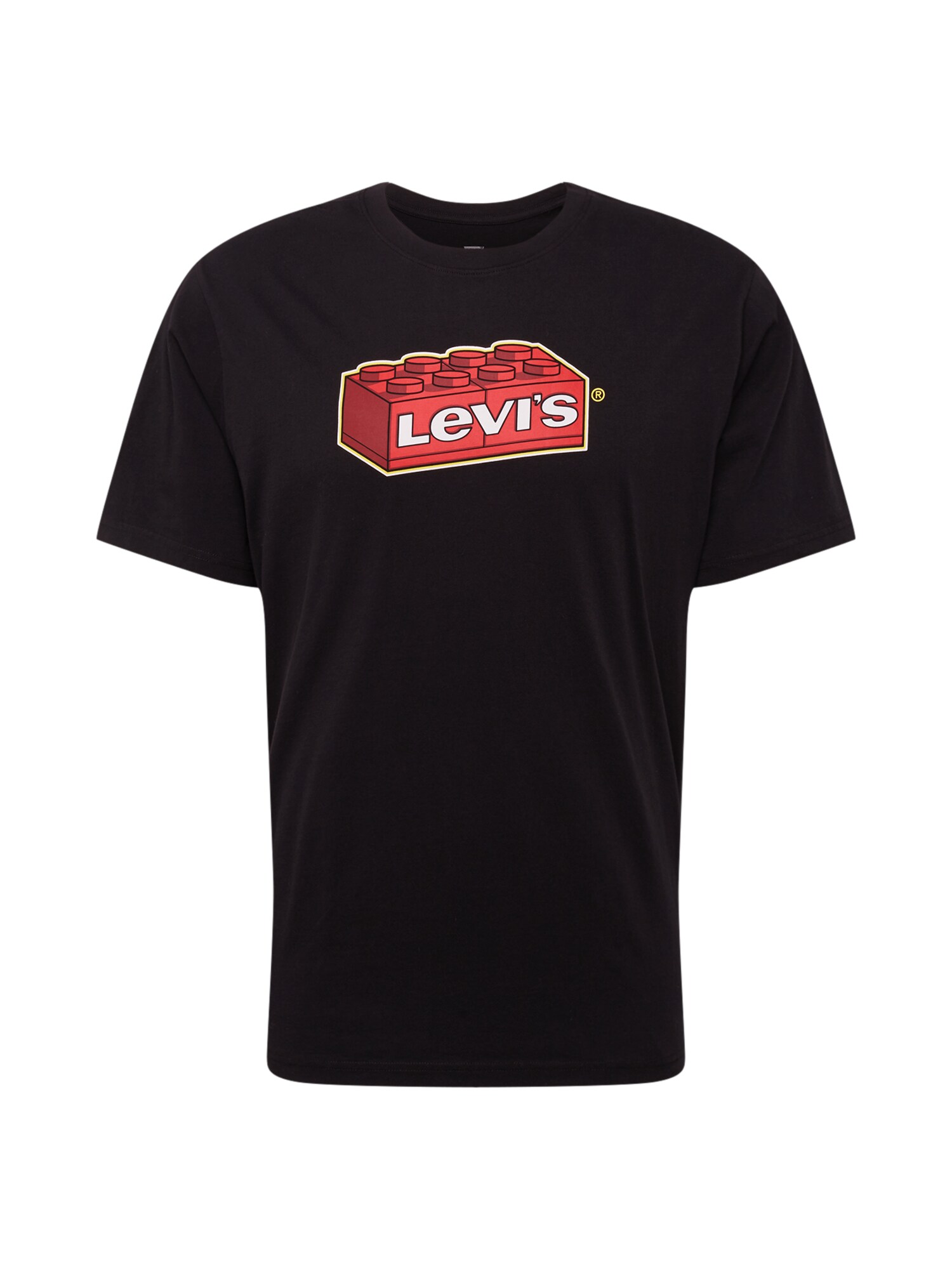 LEVI'S Marškinėliai  balta / juoda / raudona