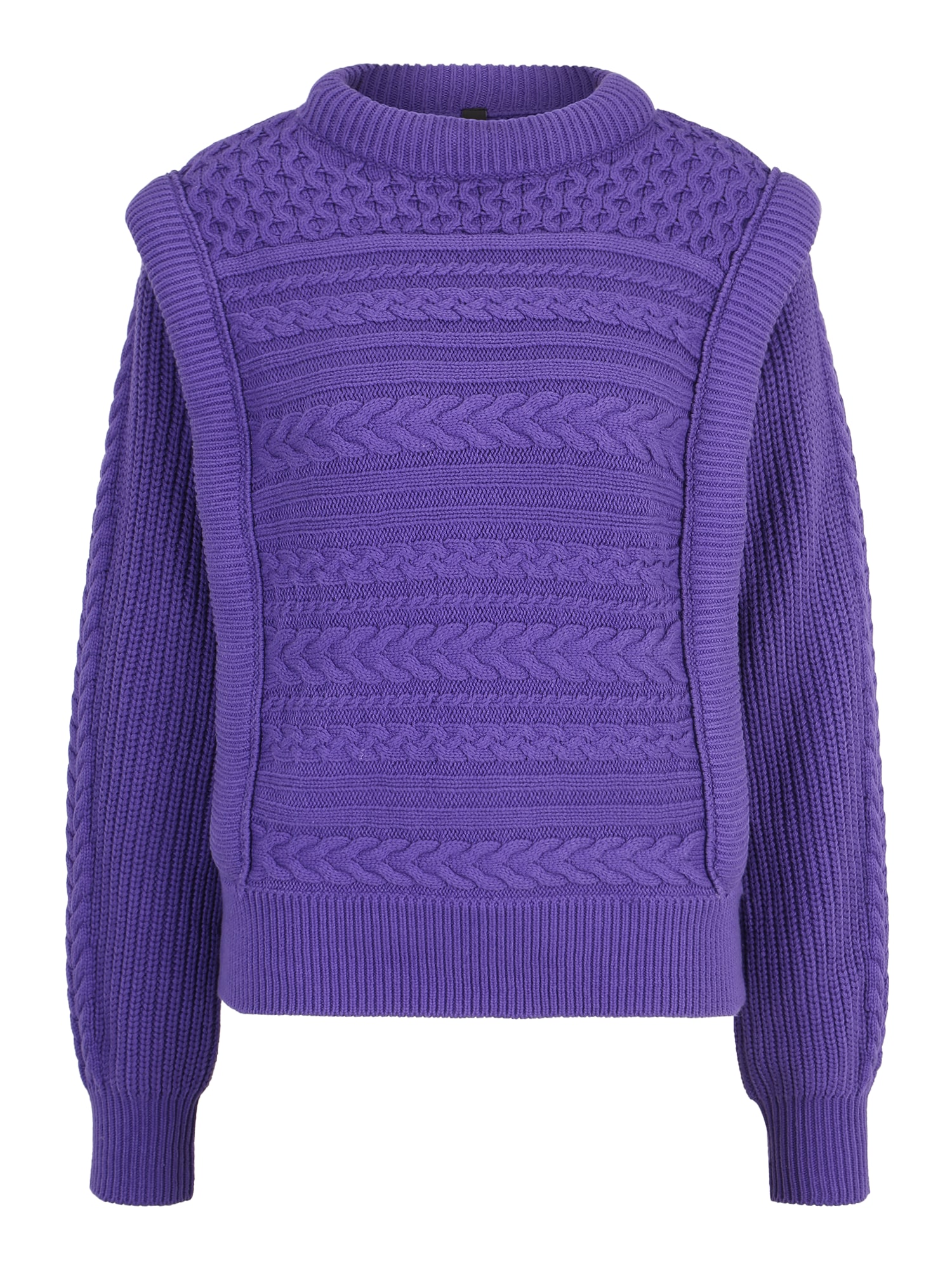 Y.A.S Tall Megztinis tamsiai violetinė