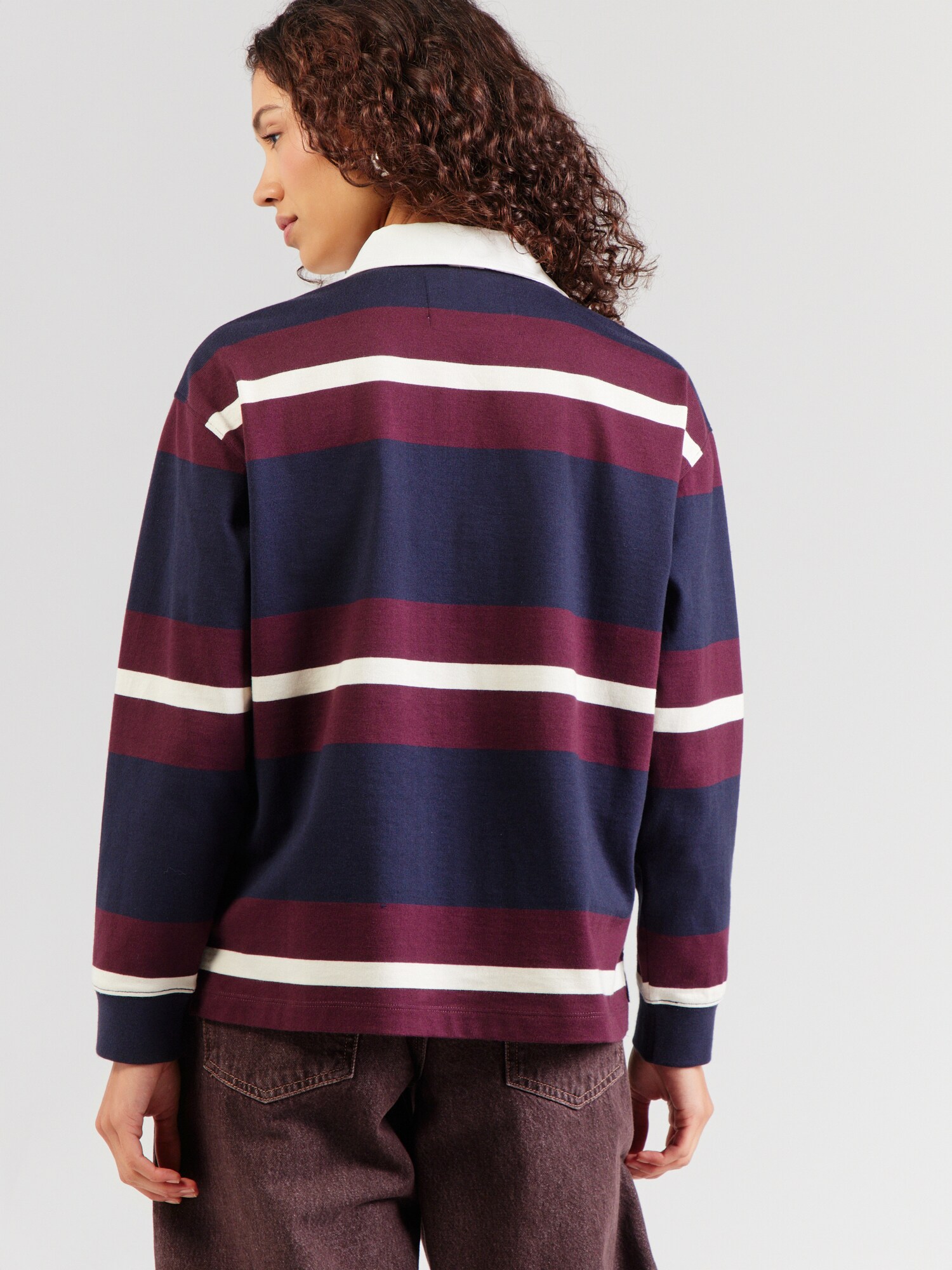 GANT Camiseta  navy / burdeos / blanco – imagen 4