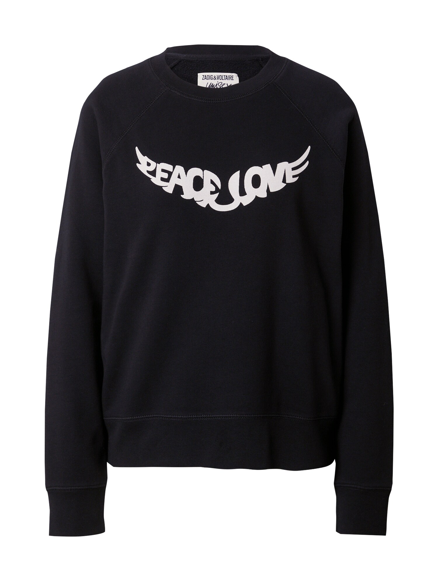 Zadig & Voltaire Mikina  čierna / biela