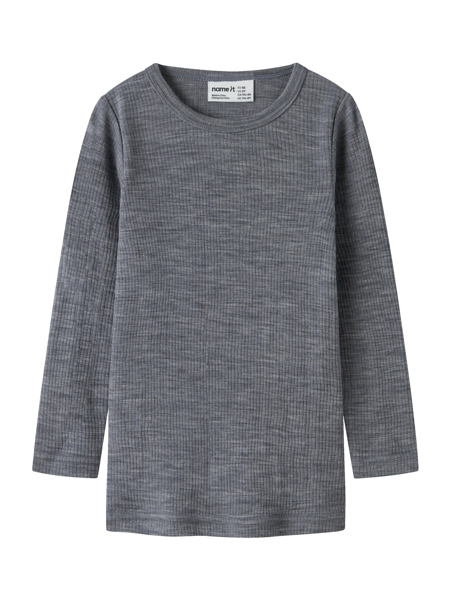 NAME IT Tricou NMNWAX gri piatră