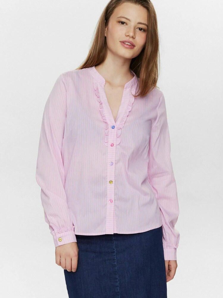 NÜMPH Bluse 'Farrah' Damen Größe XL opal / pink / rosa