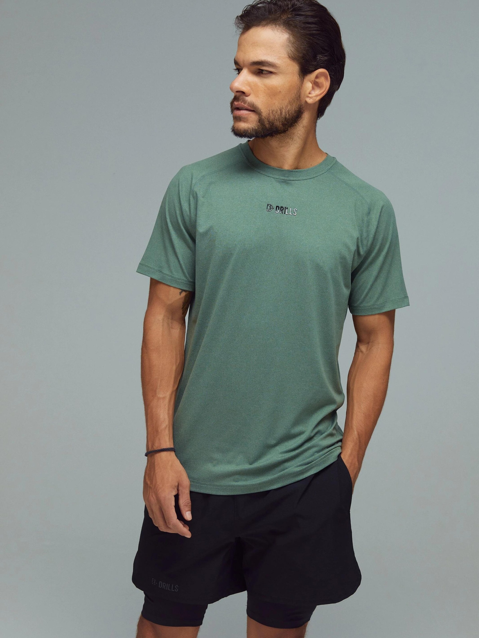 DRILLS Apparel Funktionstopp 'XFUNCTION Raglan Tee' herr