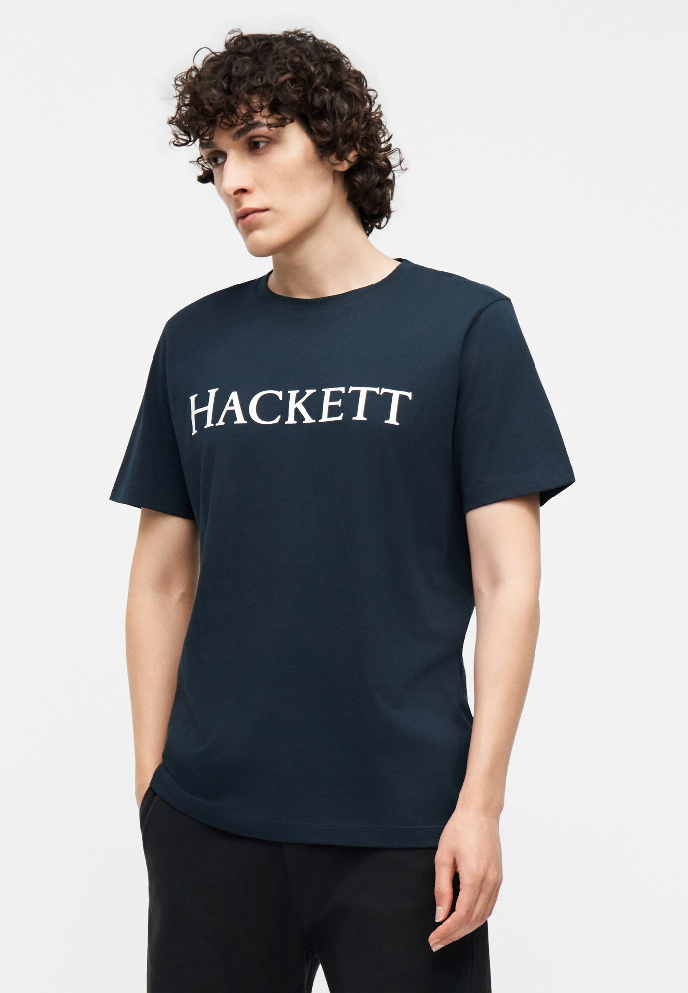 Hackett London Camiseta 'HRTG'  navy / blanco – imagen 4