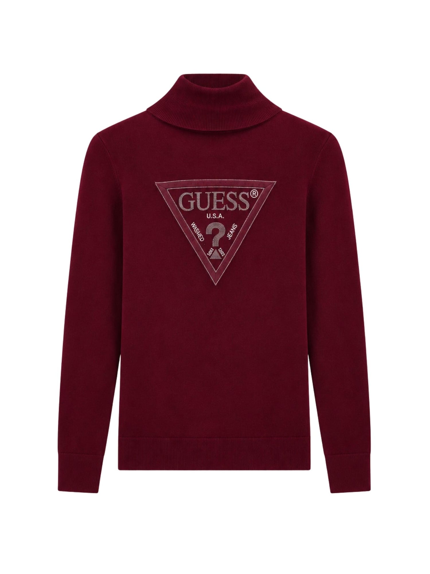 GUESS Jersey 'HALLIE' borgoña / plata – imagen 1