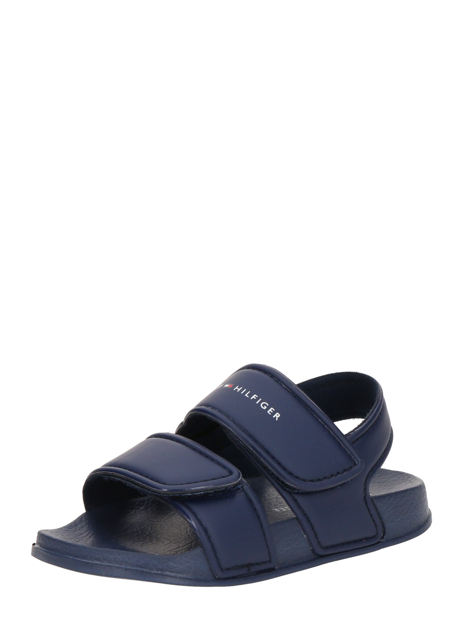 TOMMY HILFIGER Pantofi deschiși  bleumarin / roșu cranberry / alb