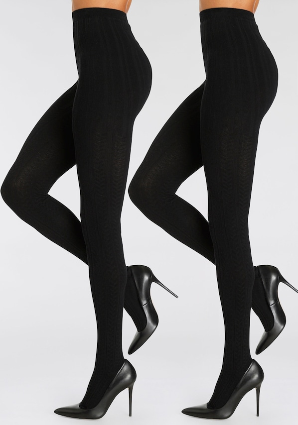 LASCANA, Harisnyanadrág, fekete, 8 kép a 8 közül