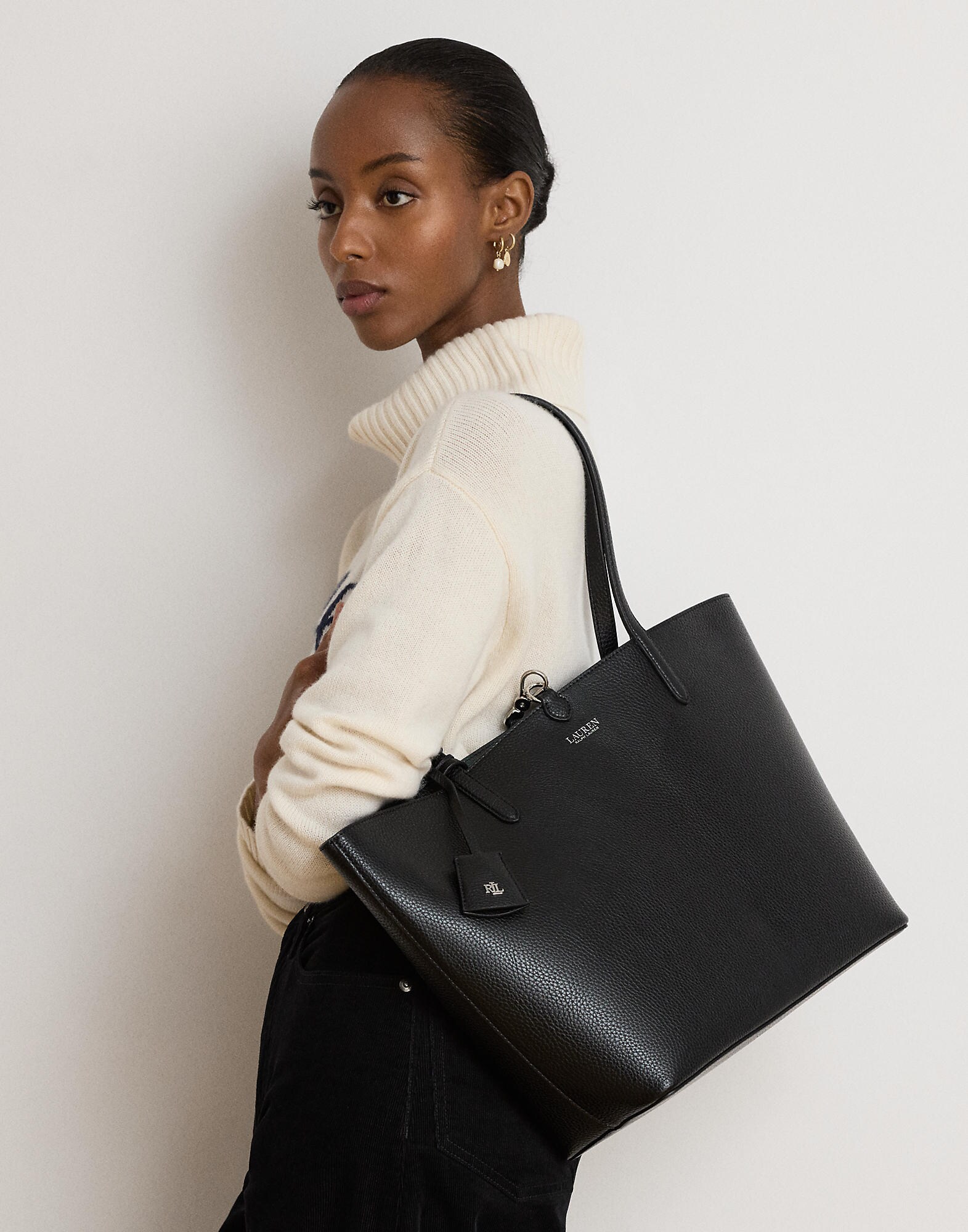 Lauren Ralph Lauren Shopper  negro – imagen 12