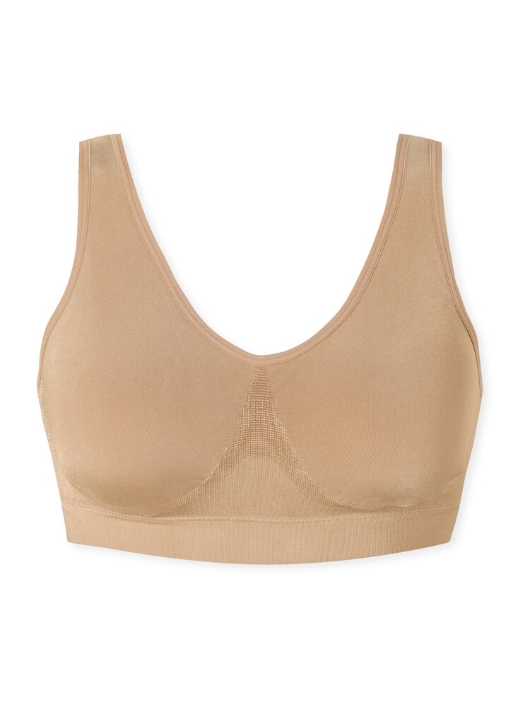 SCHIESSER Bustier 'Casual Seamless' Damen Größe 80 beige