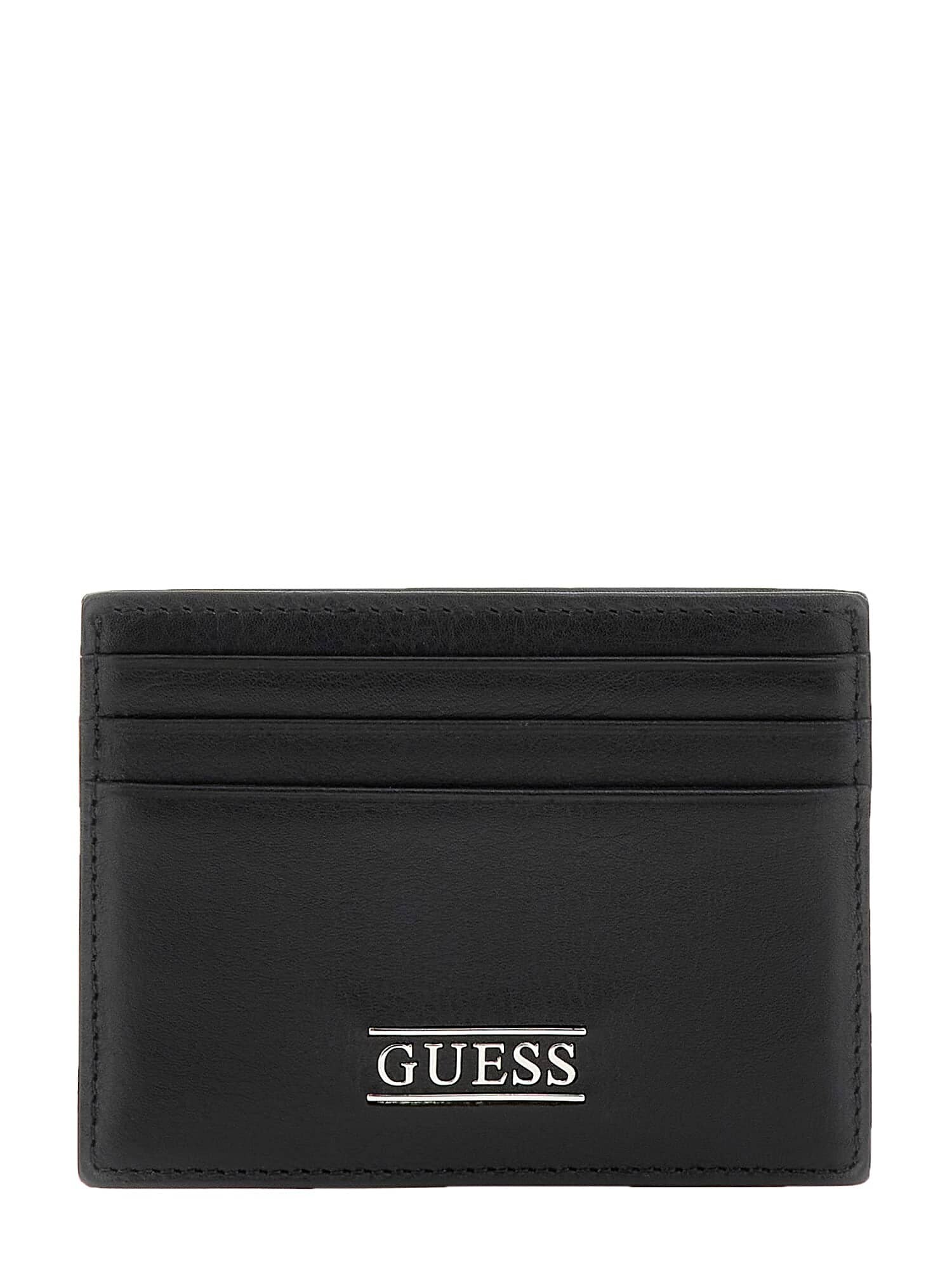 GUESS Etui New Boston  negru / argintiu