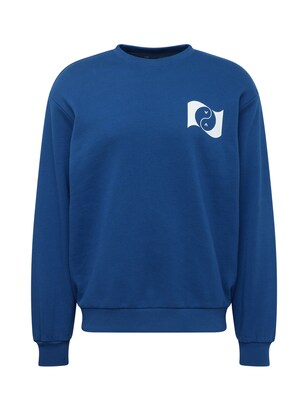 RVCA Sweatshirt ‘BALANCE BANNER’ Blauw / Wit