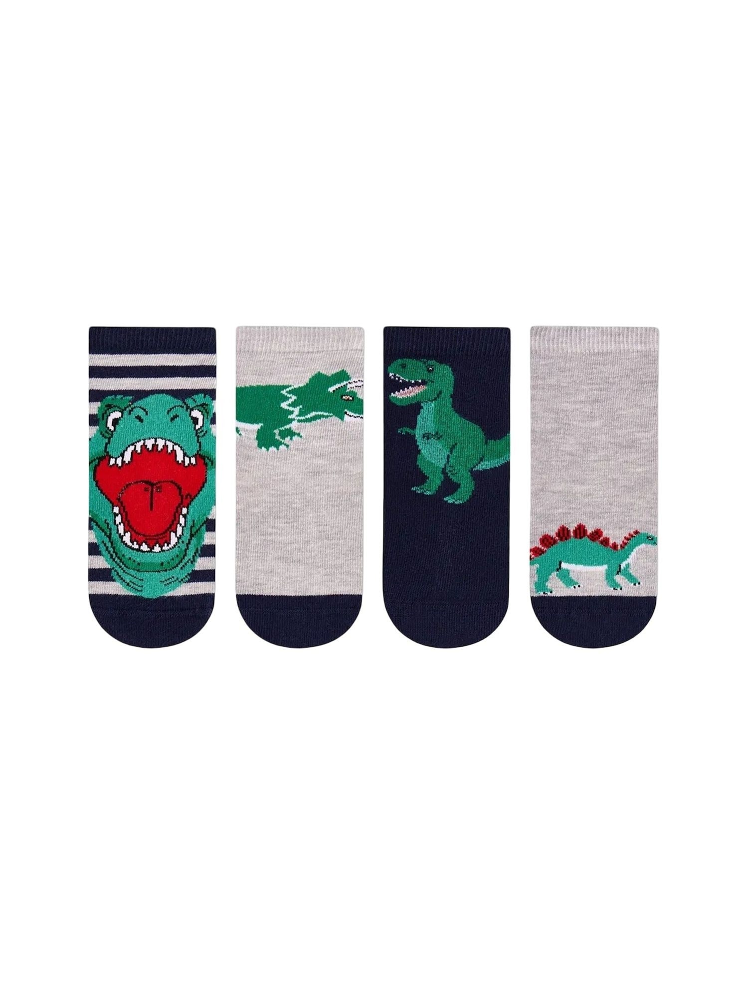Penti Čarape 'PENTI Dino Bite 4er-Pack Knöchelsocken' miks boja