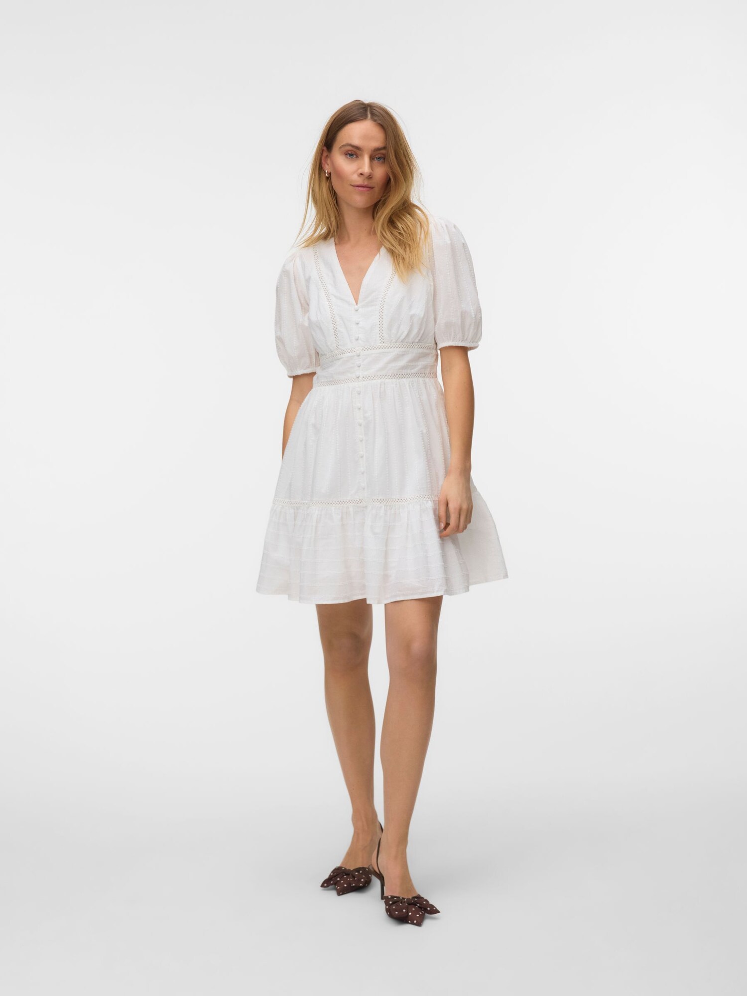 Vero Moda Jurk 'VMMine' Wit