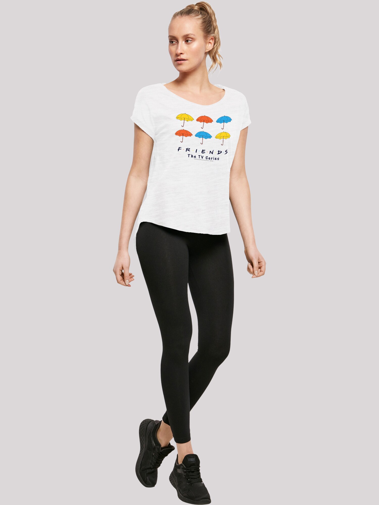 Thumbnail - T-Shirt 'FRIENDS Bunte Regenschirme'