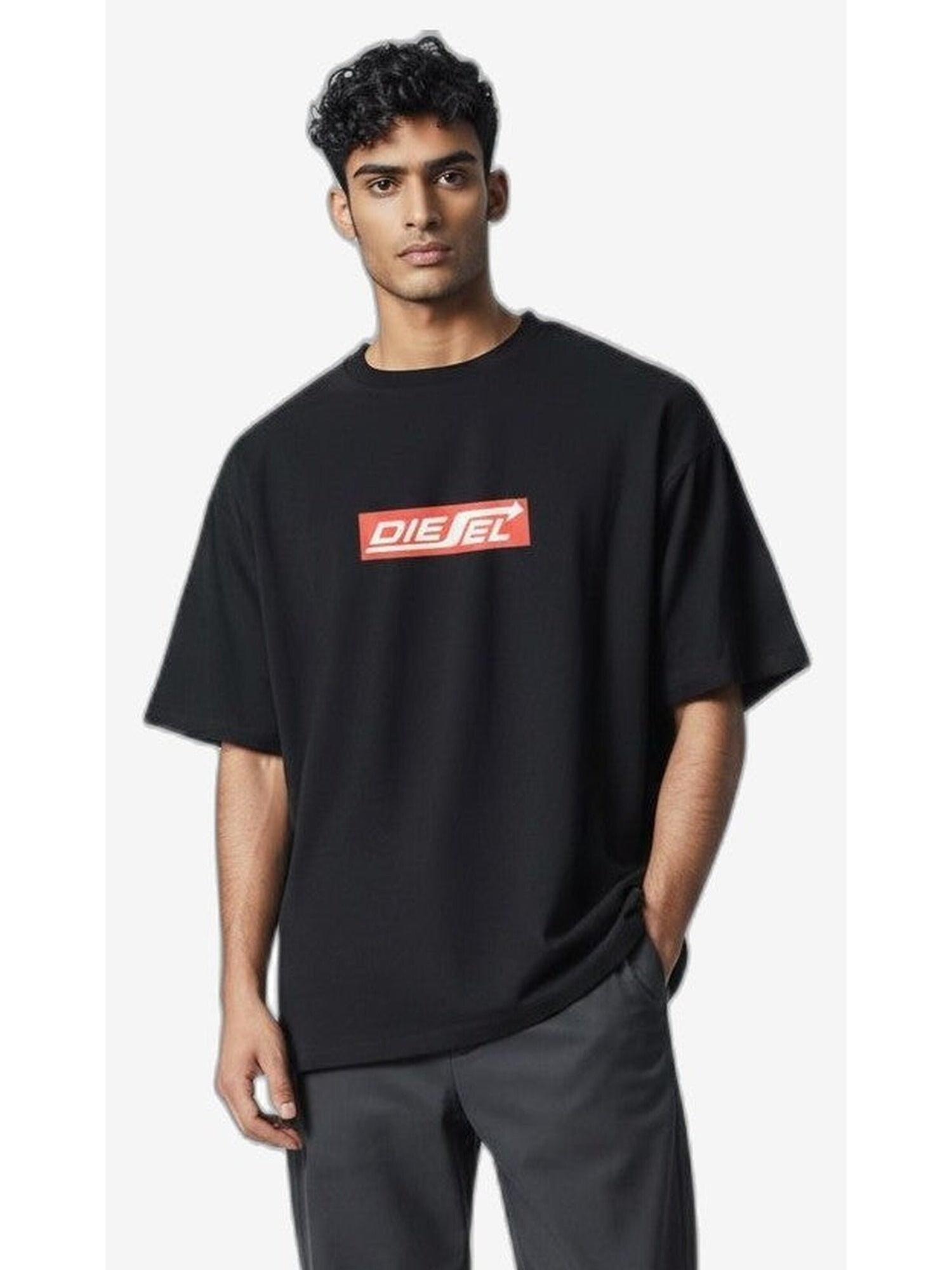DIESEL Camiseta  antracita