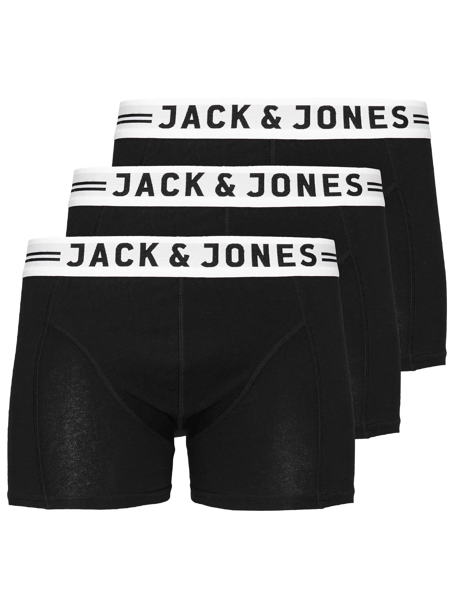 Jack & Jones Junior Gaće  crna / bijela