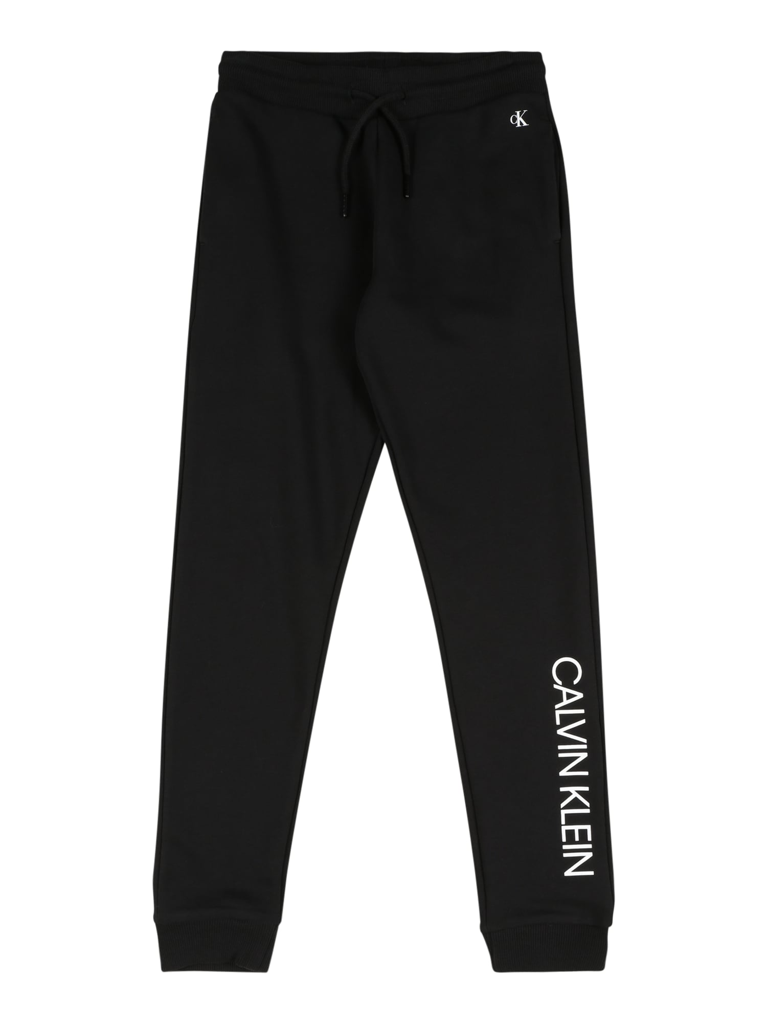 Calvin Klein Jeans Kelnės juoda / balta