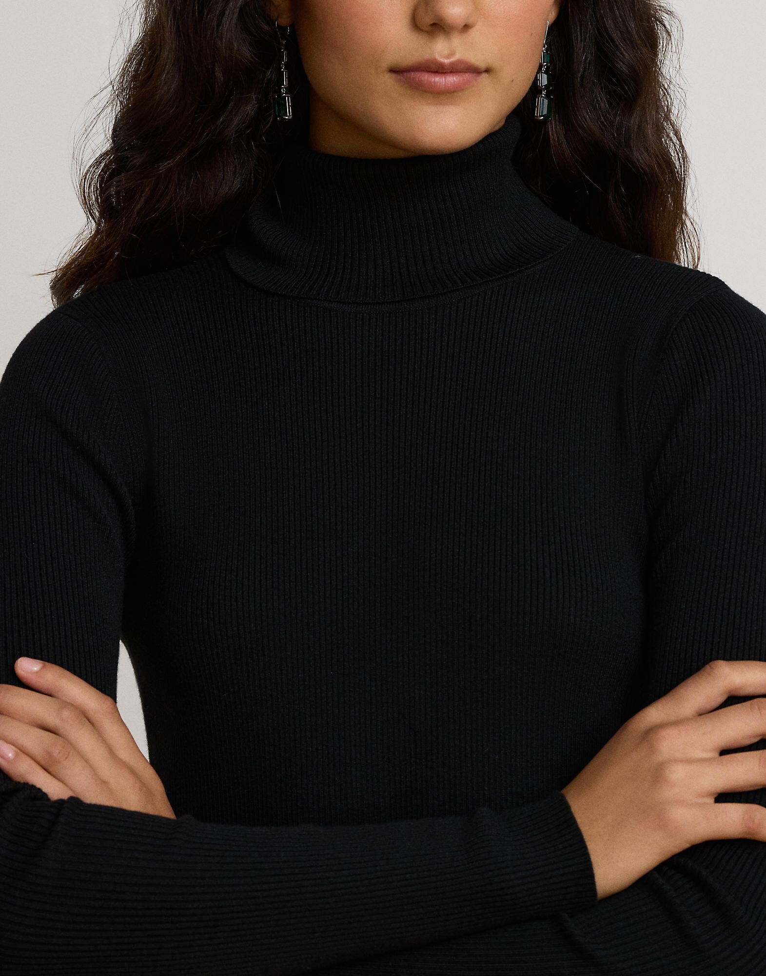 Lauren Ralph Lauren Vestido de punto negro – imagen 4