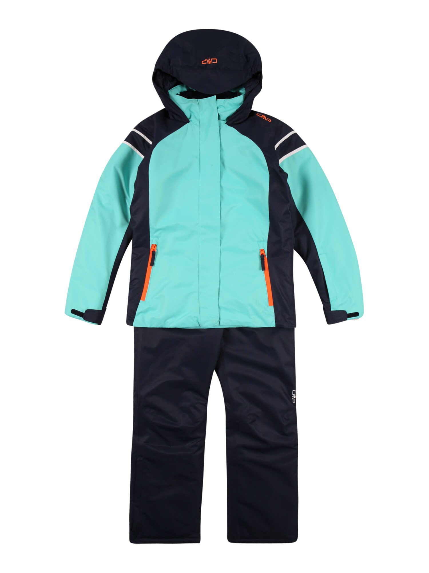 CMP Sportinis kostiumas  vandens spalva / tamsiai mėlyna jūros spalva / oranžinė
