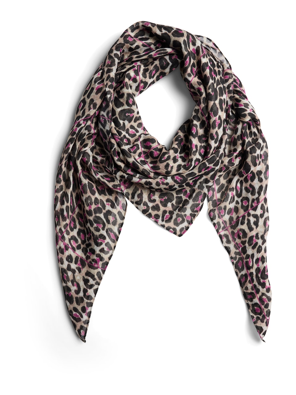 Scarf 'PCNINORA' ljusbrun / mörkbrun