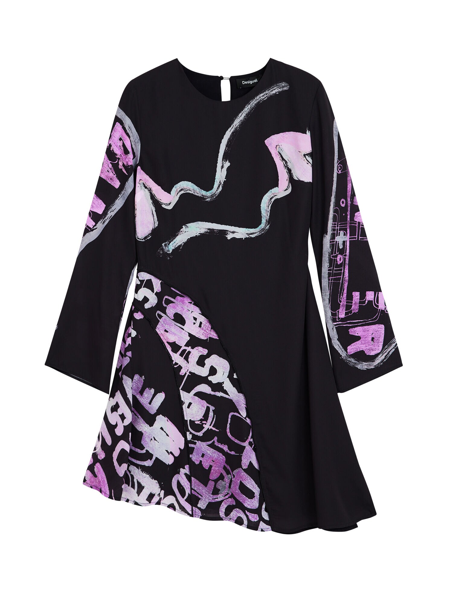 Desigual Ruha  szürke / lila / rózsaszín / fekete akciós termékkép 1