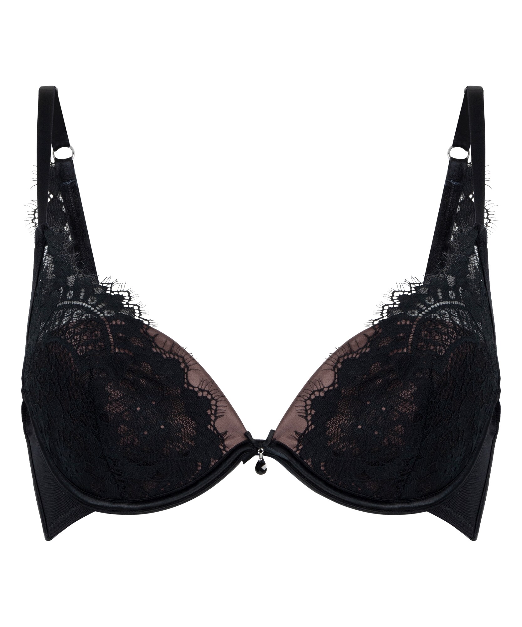 Hunkemöller Melltartó 'Mirabella'  csokoládé / fekete akciós termékkép 1