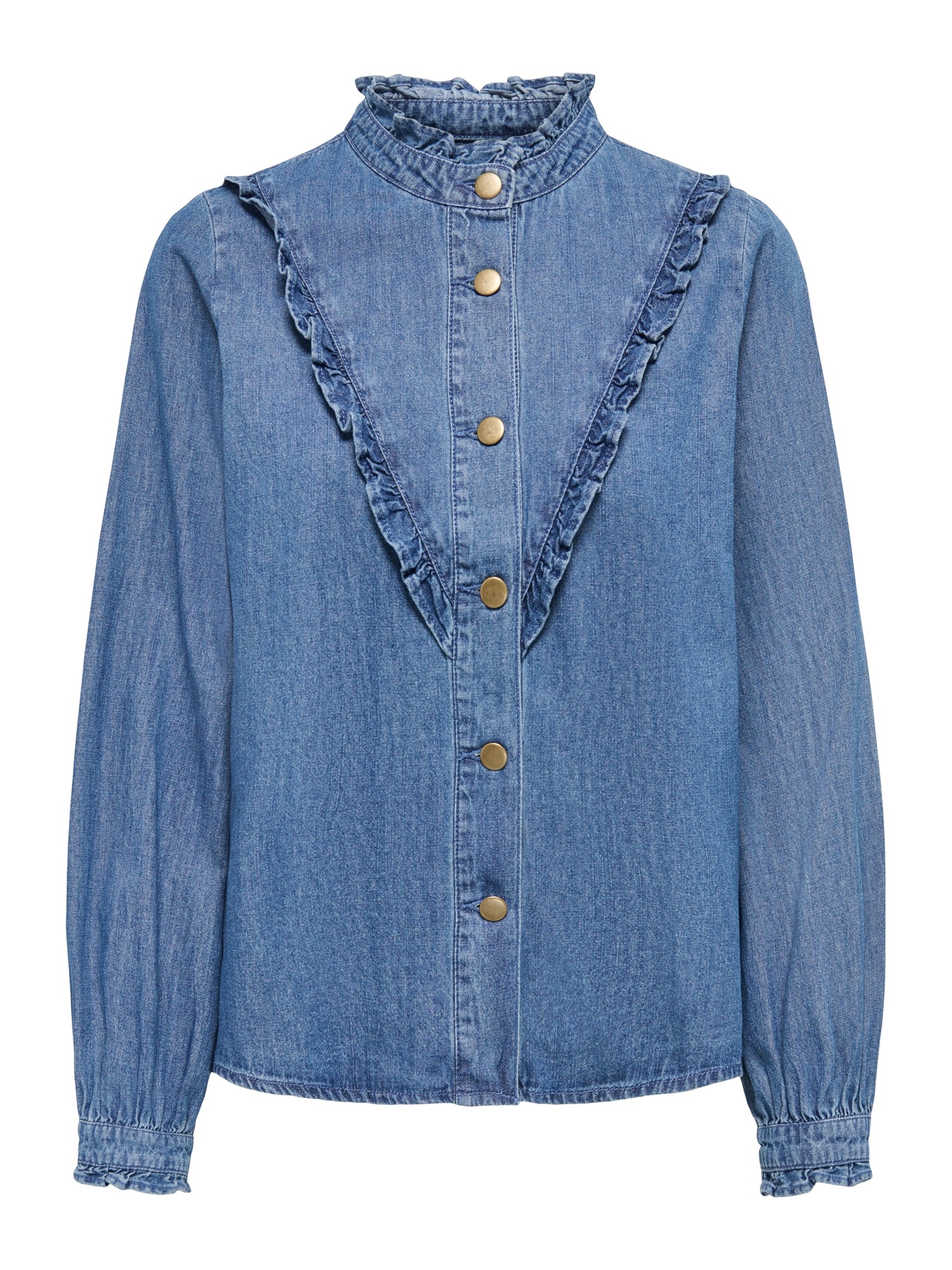ONLY Bluză ONLELLIE albastru denim