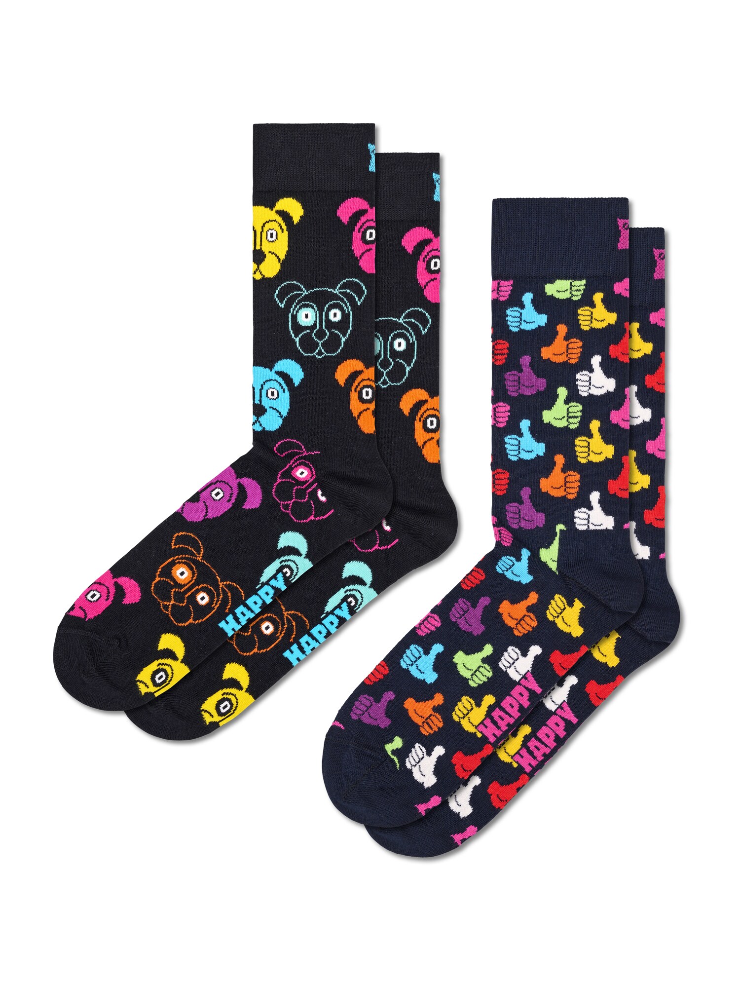 Happy Socks Zokni '2-Pack Dog Socks'  vegyes színek akciós termékkép 1