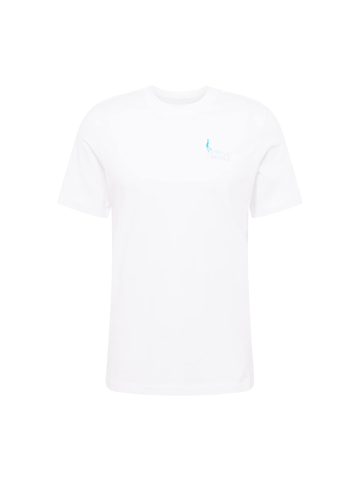 Jordan Тениска  лазурно синьо / бяло