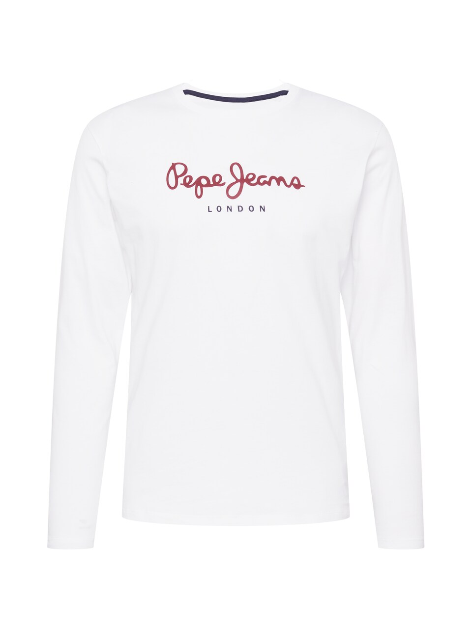 T-shirt 'Eggo' marinblå / rubinröd