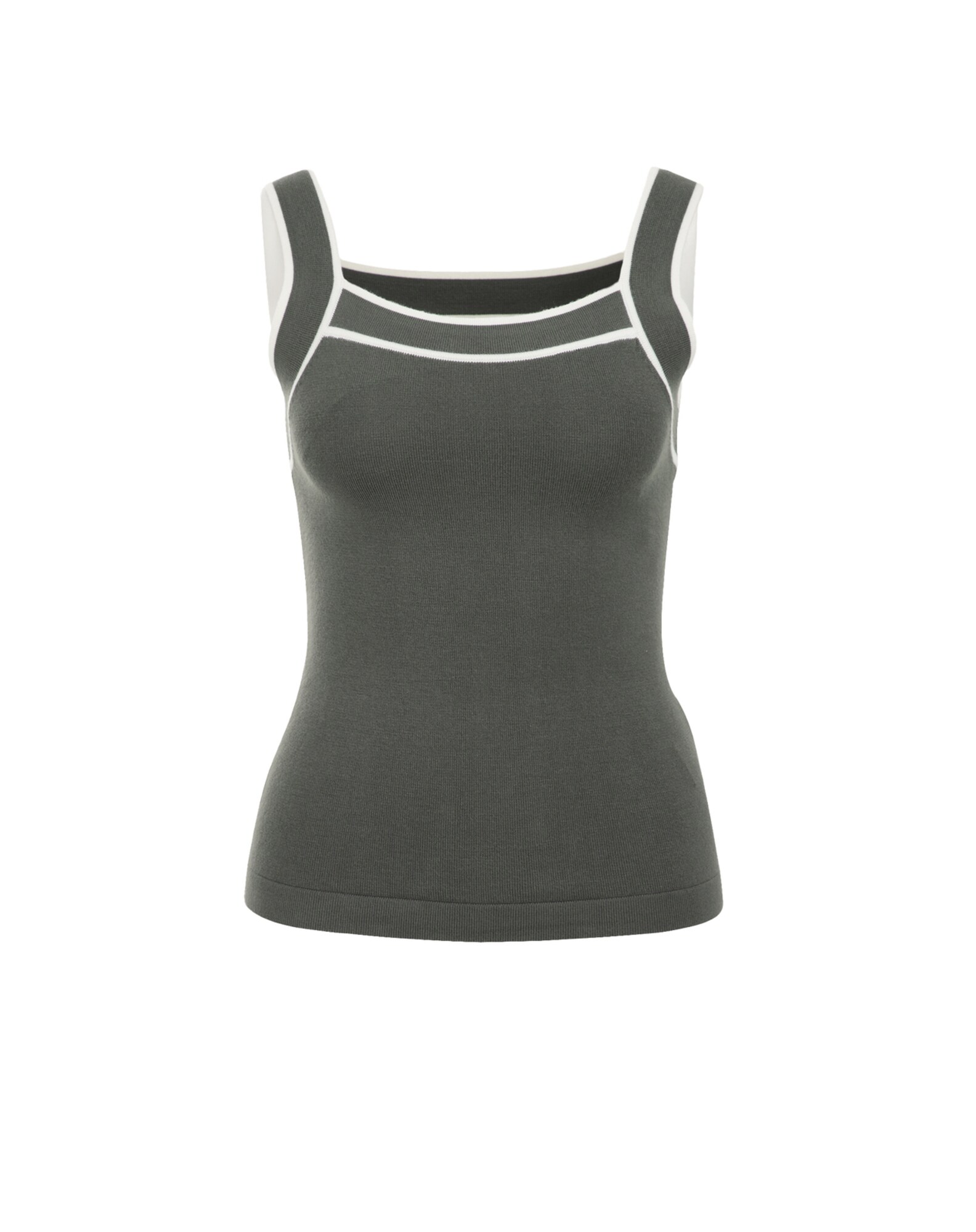 WE Fashion Top  zöld / fehér akciós termékkép 1