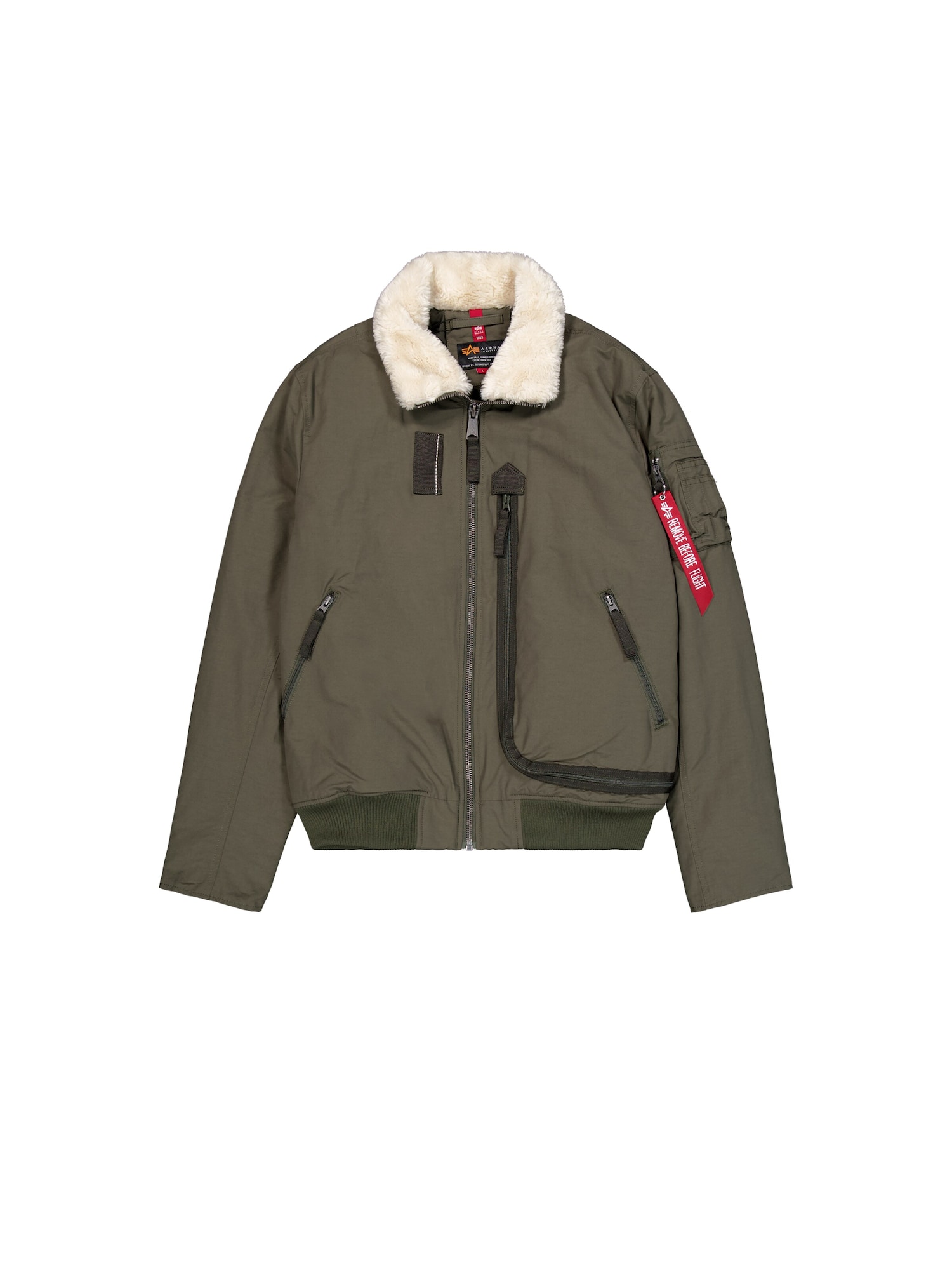 ALPHA INDUSTRIES Prechodná bunda 'DA-3'  olivová