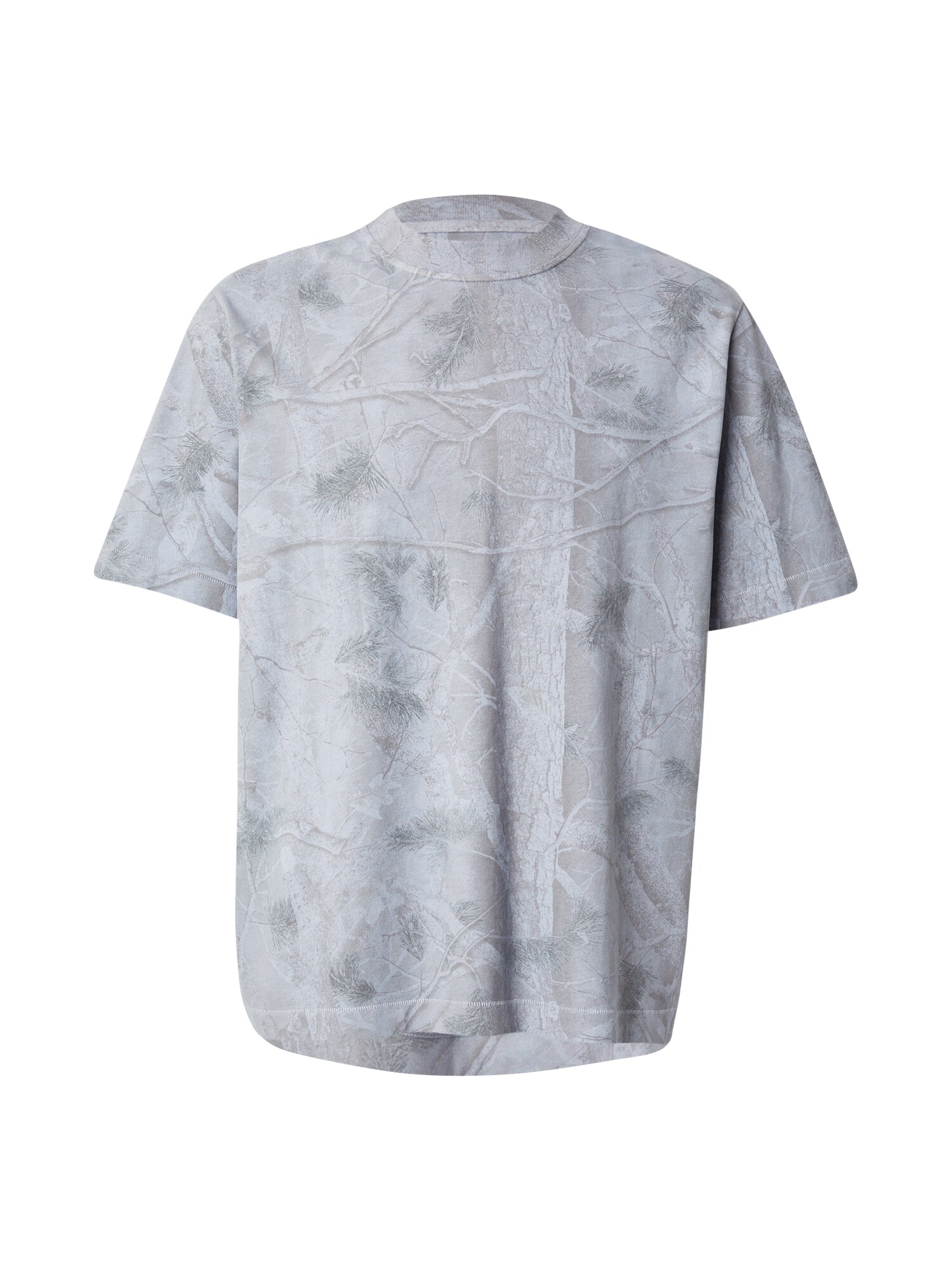 Abercrombie & Fitch Tricou  albastru fumuriu / gri piatră / gri închis