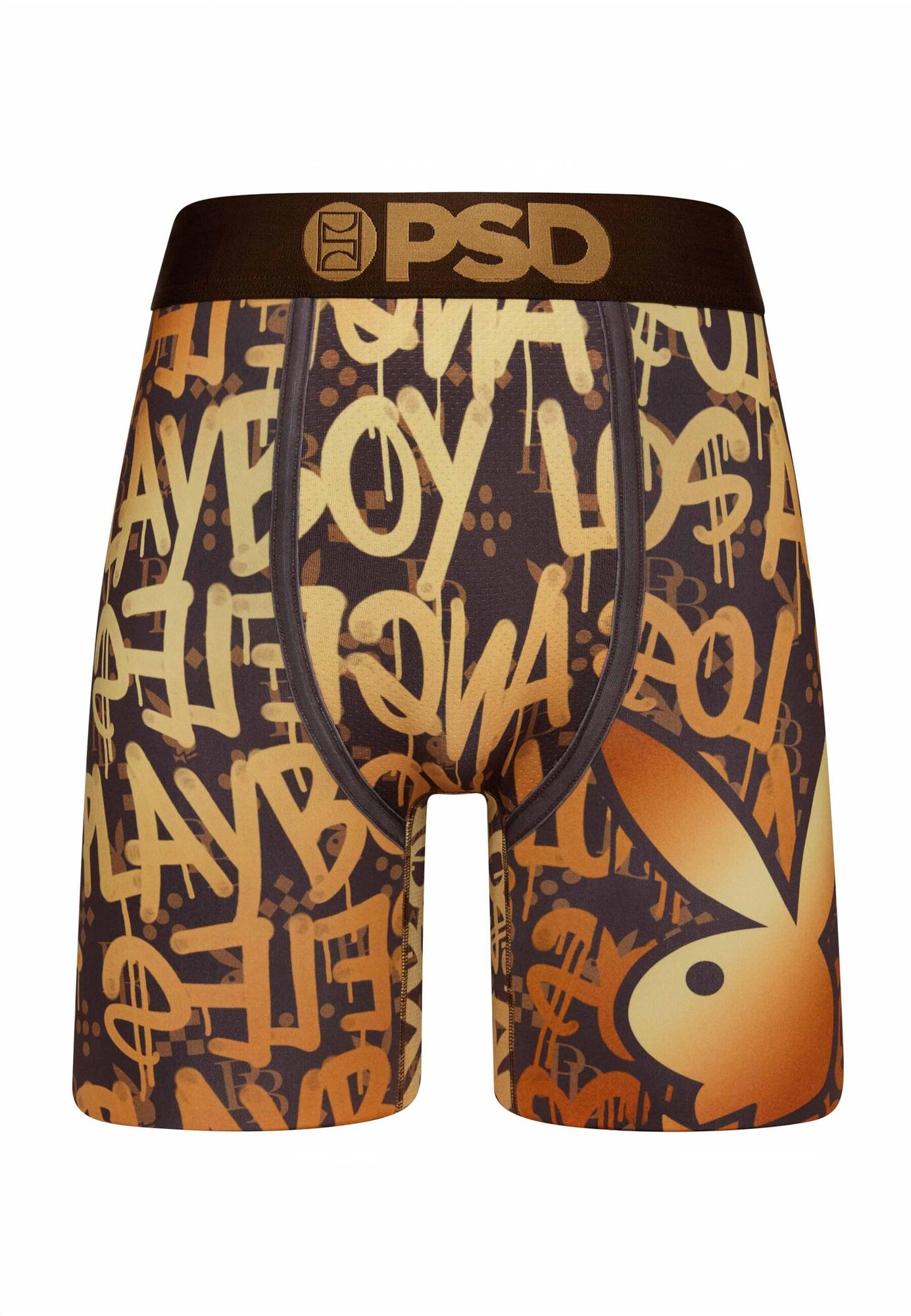 PSD Boxeralsók  umbra / sötét barna / sárga / narancs akciós termékkép 1
